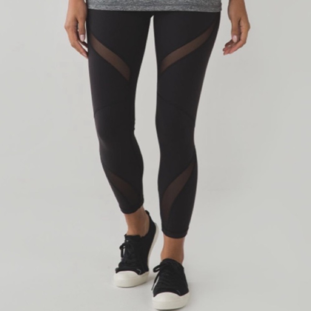 Lululemon Mesh cropped leggings